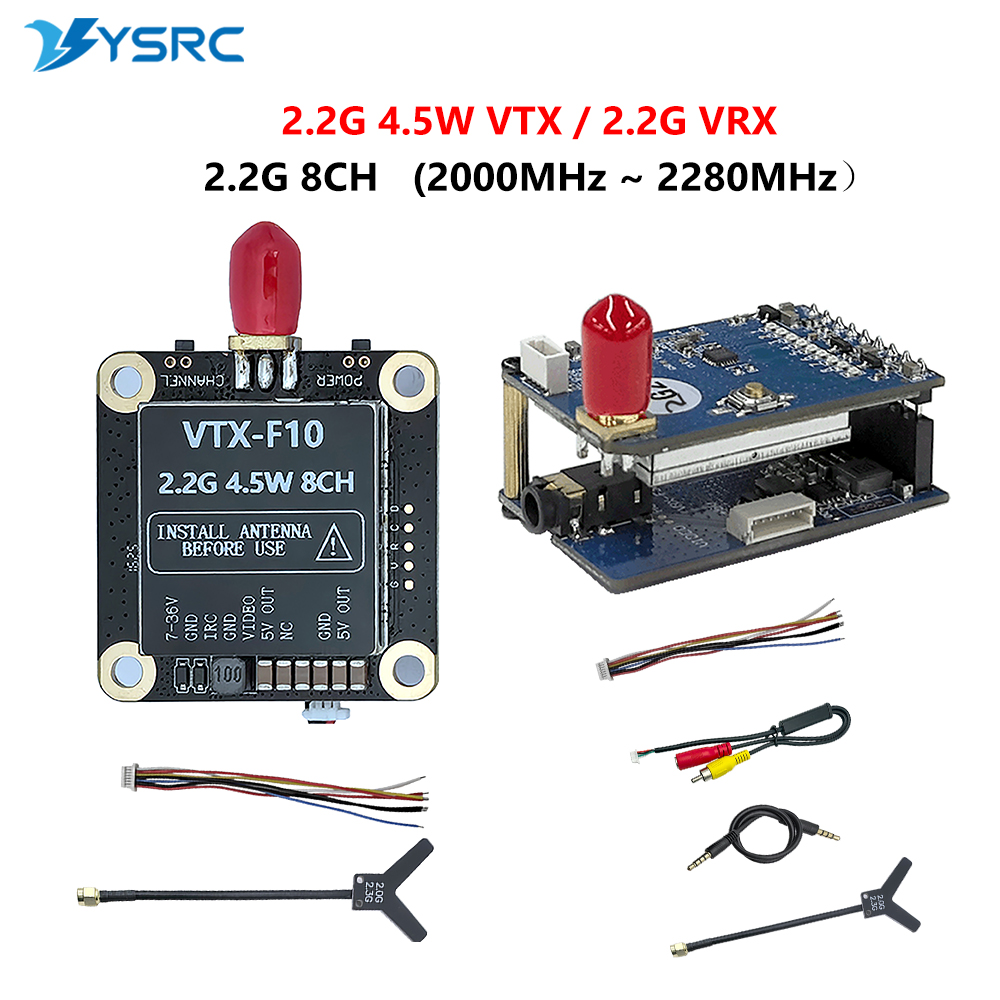 Drone Transmitter - 2.0-2.2G 4.5W VTX 8CH FPV Video