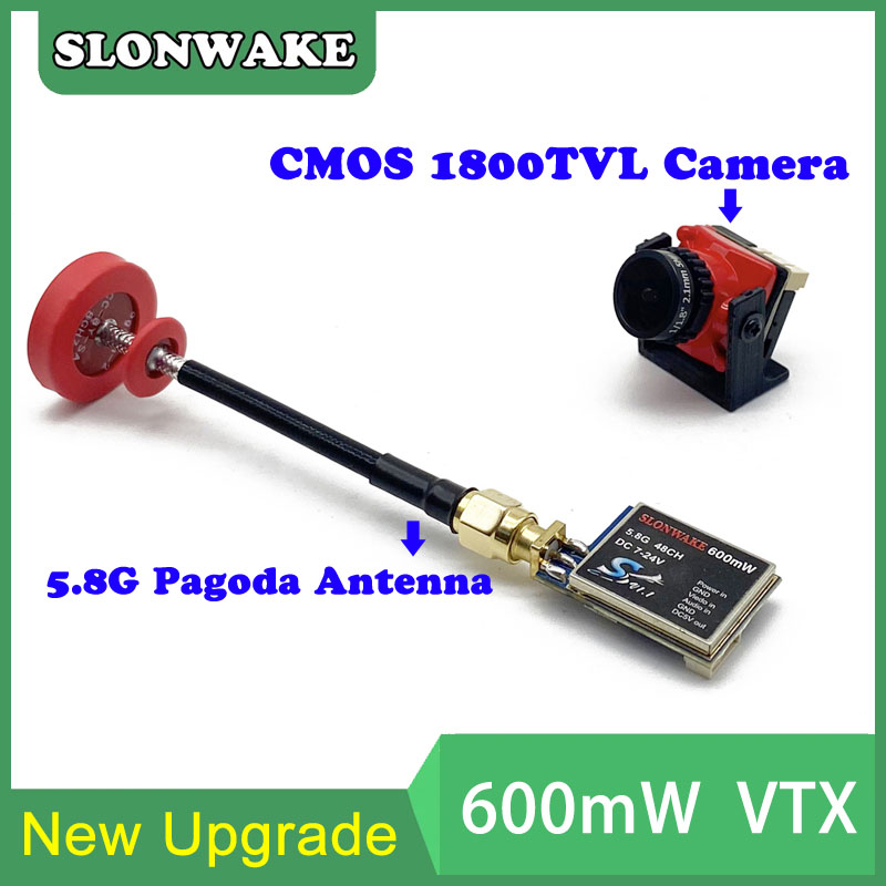 5.8G 48CH 600mW adjustable VTX - Drone Transmitter ulasan dan harga