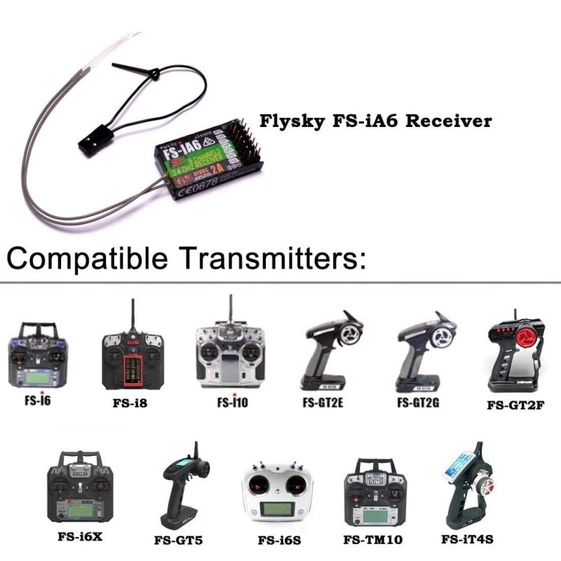 Flysky FS-IA6 Receiver 6CH Dua - Drone Antenna ulasan dan harga