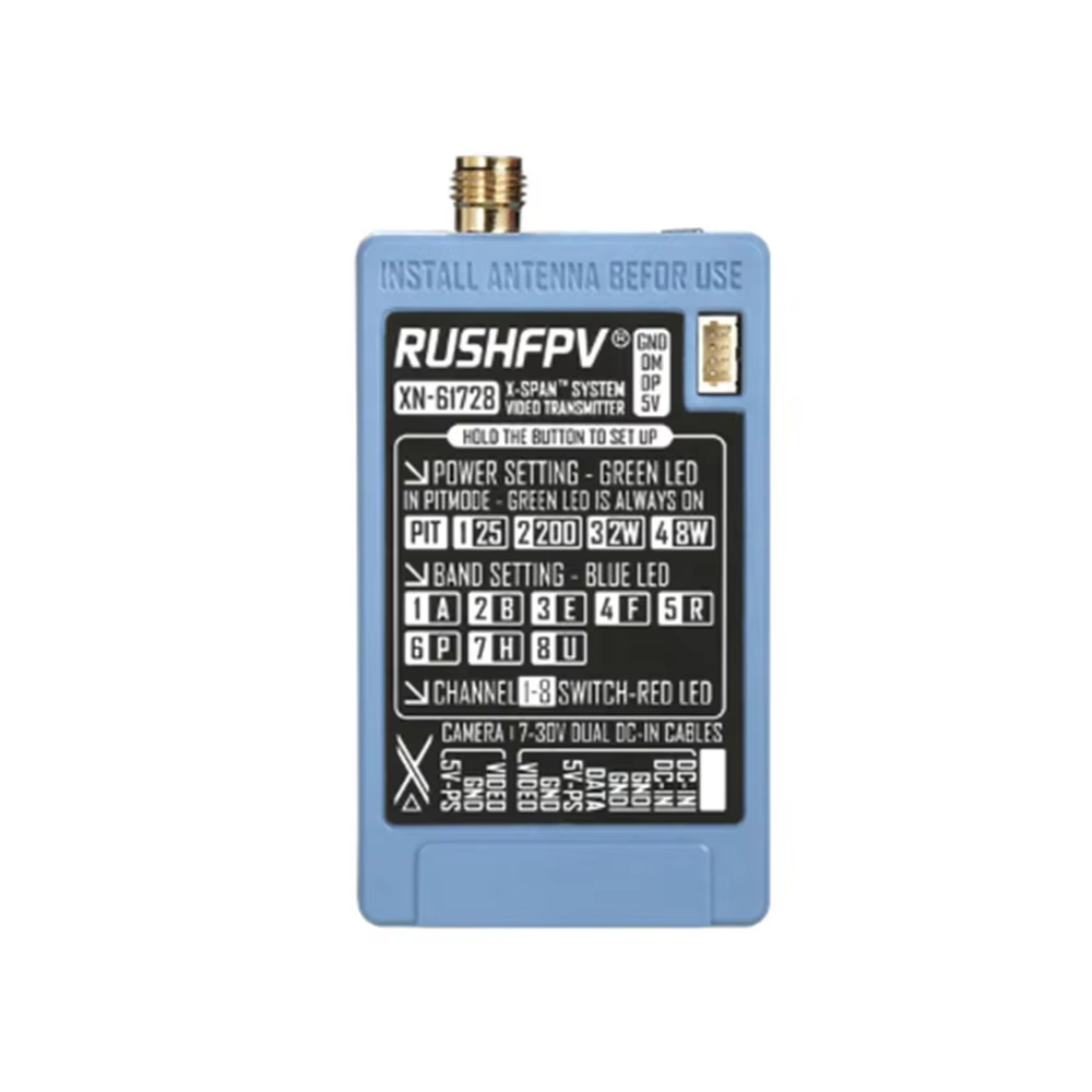 RUSHFPV 6.1‑7.2G 8W X61728 VTX - Drone Antenna ulasan dan harga