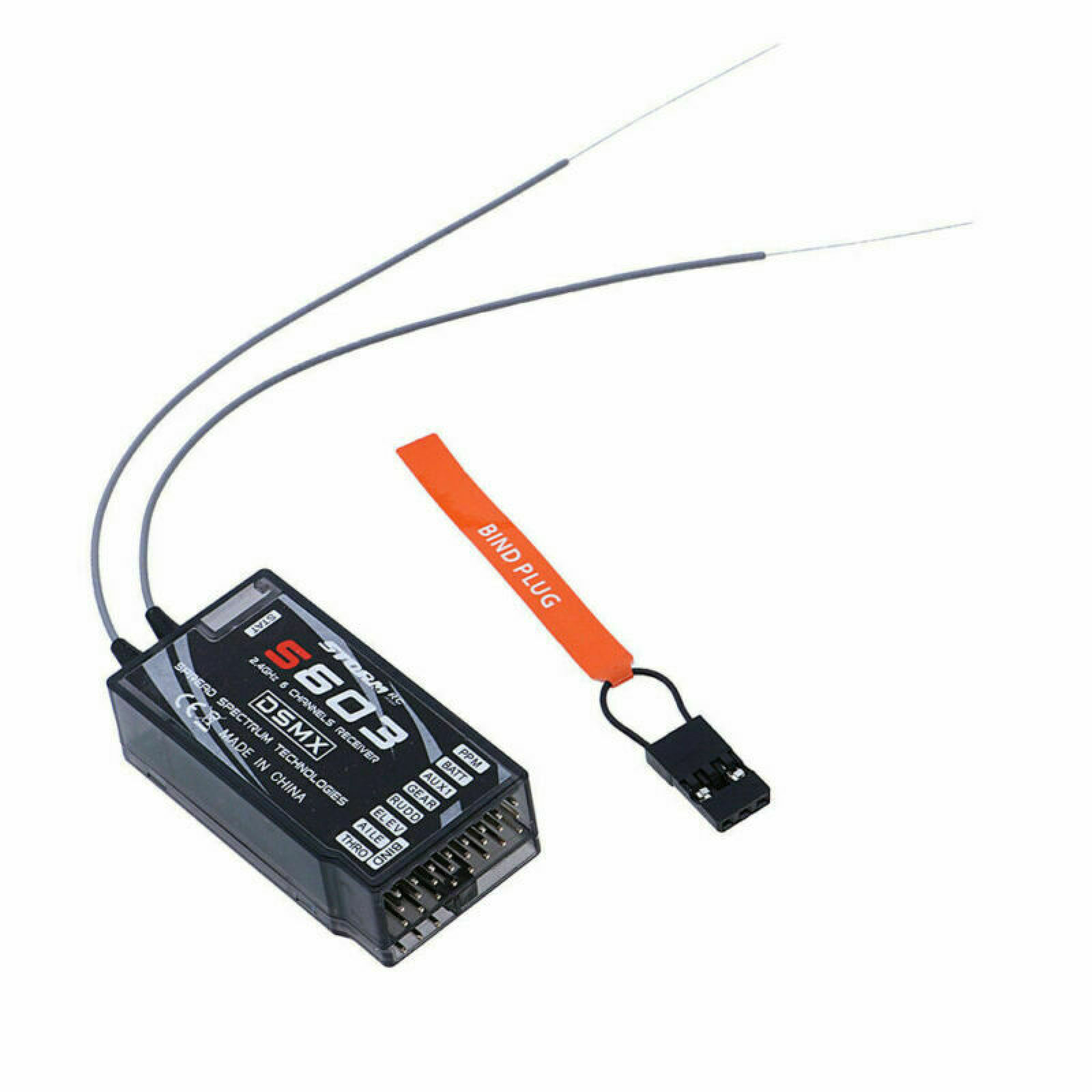 6CH 2.4GHz PPM S603 Receiver w - Drone Antenna ulasan dan harga