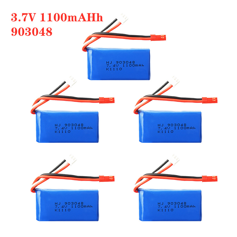 1-5pcs 7.4V 1100mah 903048 LiP - Drone Charger ulasan dan harga