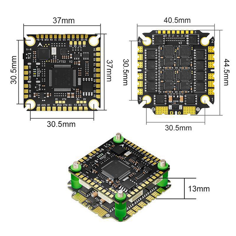 F765 V2 FC&ESC FPV Stack F722  - Drone Flight Controller ulasan dan harga