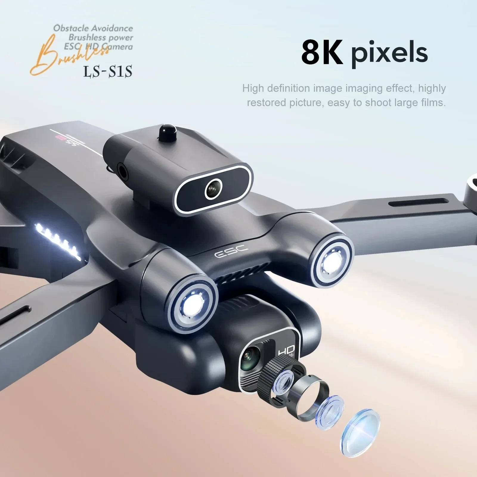 New S1S 5G GPS Drone Camera 8K - Drone Gps Module ulasan dan harga