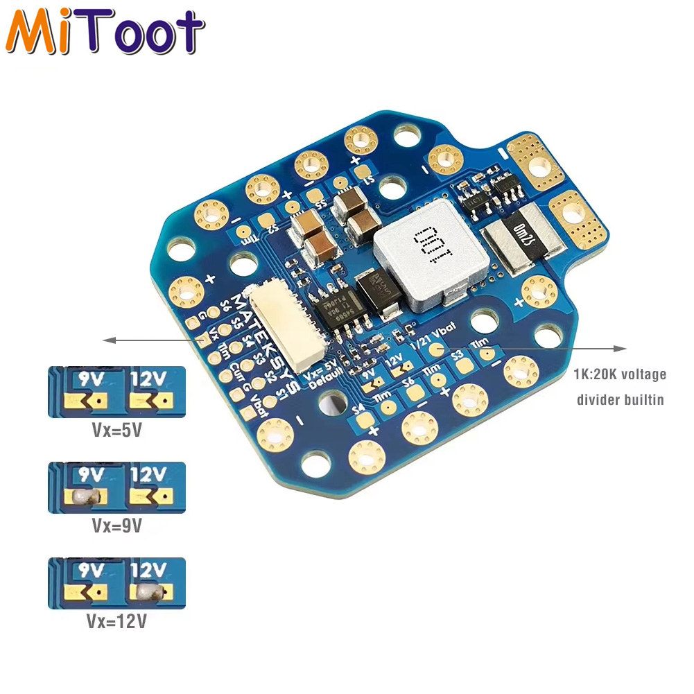 Mateksys PDB-HEX 12S Power Dis - Drone Power Distribution Board ulasan dan harga