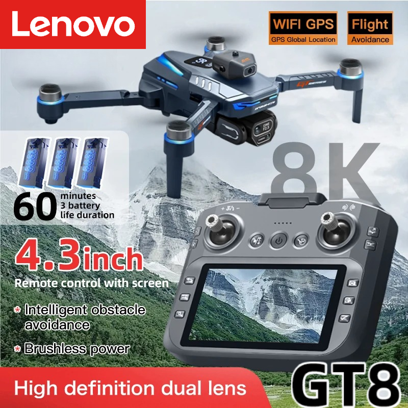 Lenovo GT8 Drone 8K Profession - Drone Gps Mount ulasan dan harga