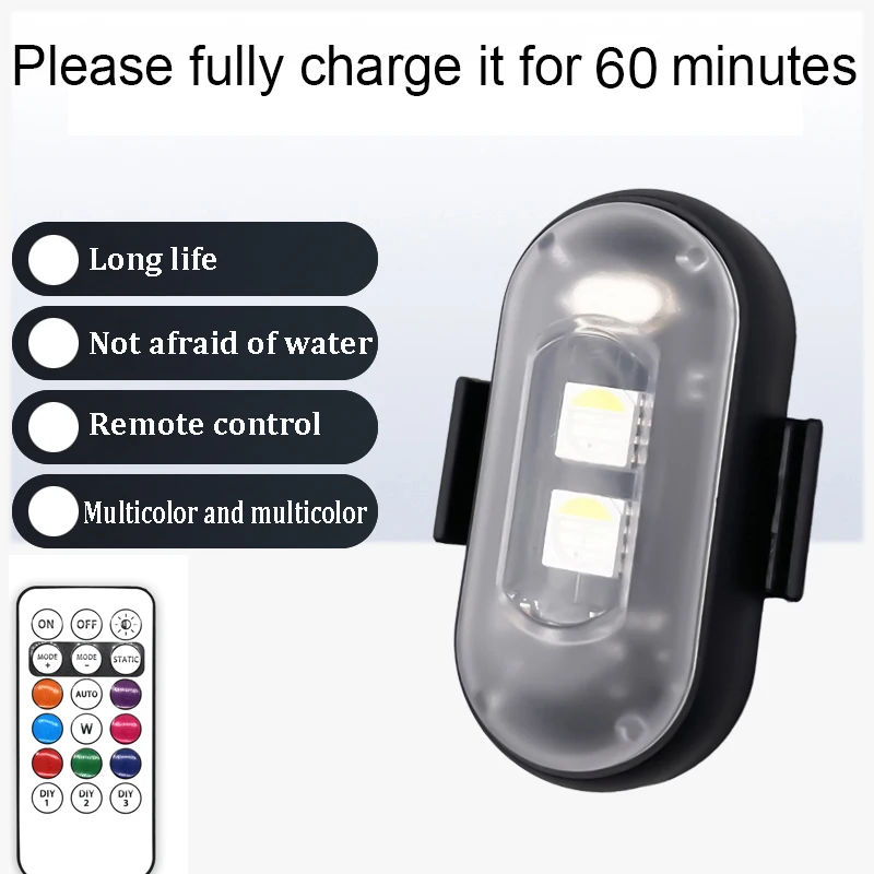 2/4/8Pcs Wireless Remote Contr - Drone Led Light ulasan dan harga