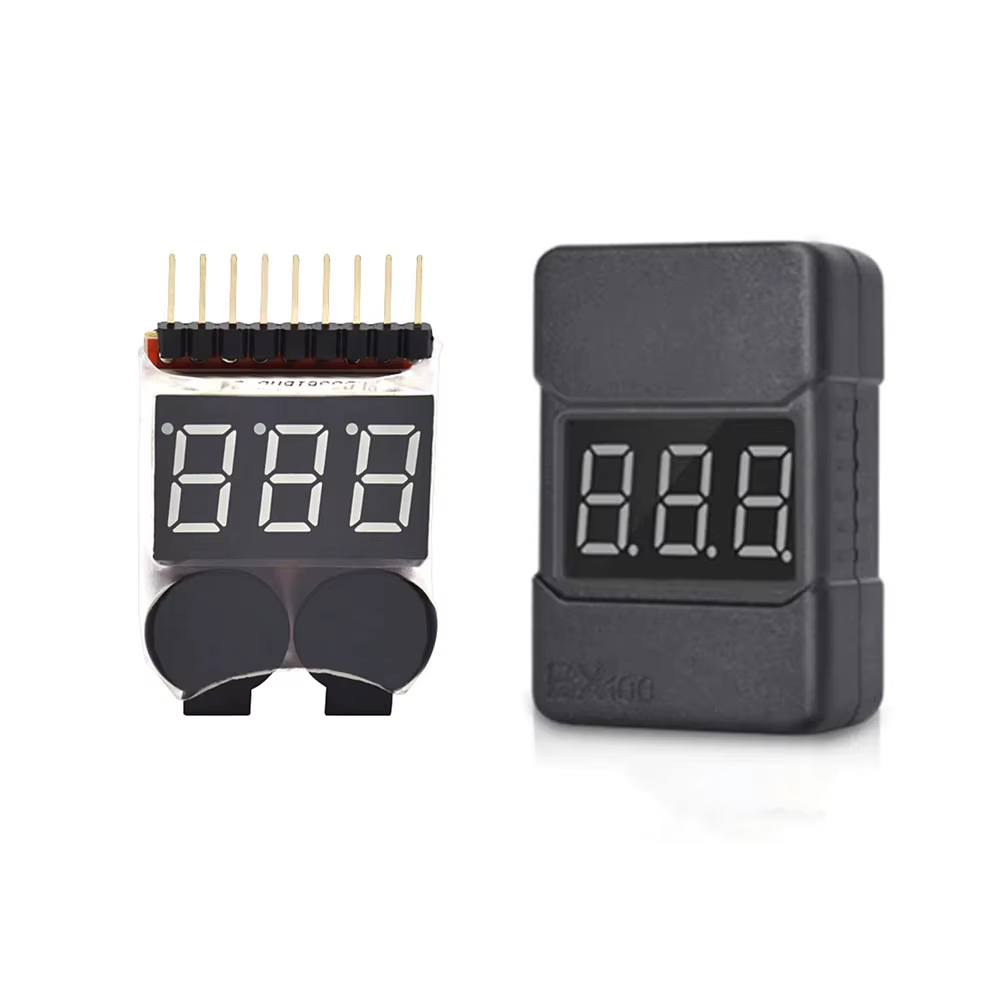 BX100 1-8S Lipo Battery Voltag - Drone Buzzer ulasan dan harga