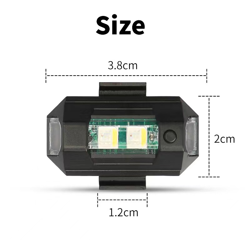Motorcycle Lights Drone Strobe - Drone Led Light ulasan dan harga