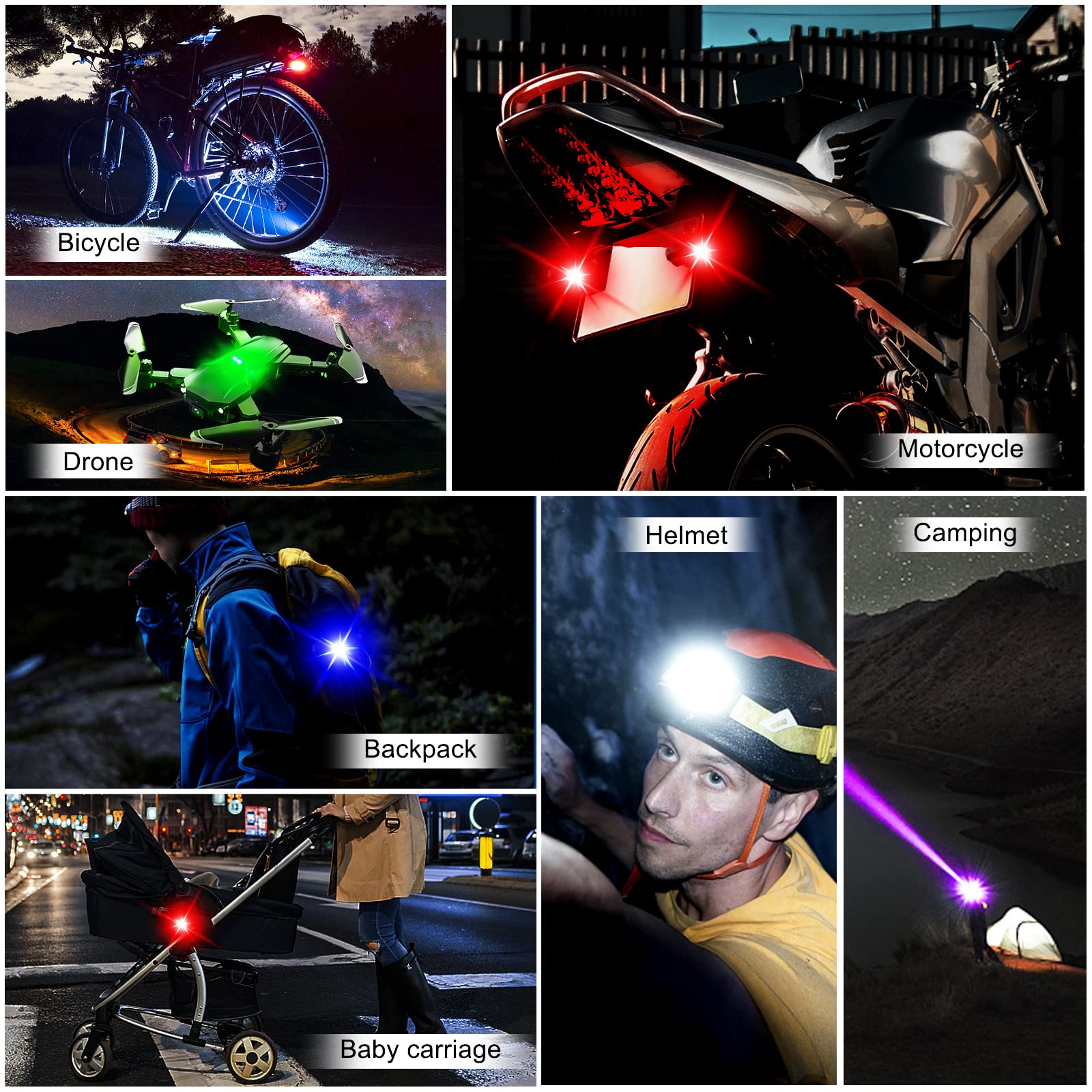 Motorcycle Lights Drone Strobe - Drone Led Light ulasan dan harga