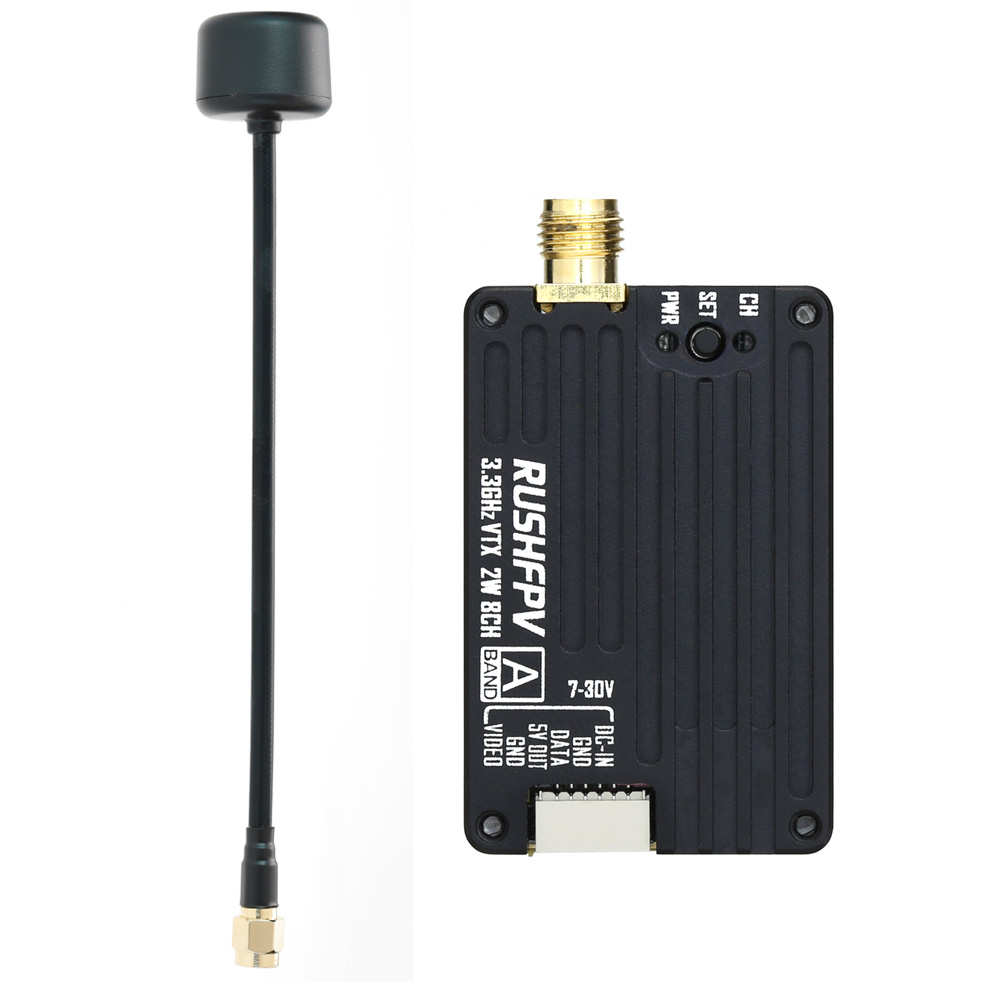 RUSHFPV 3.3G 2W VTX Transmitte - Drone Transmitter ulasan dan harga