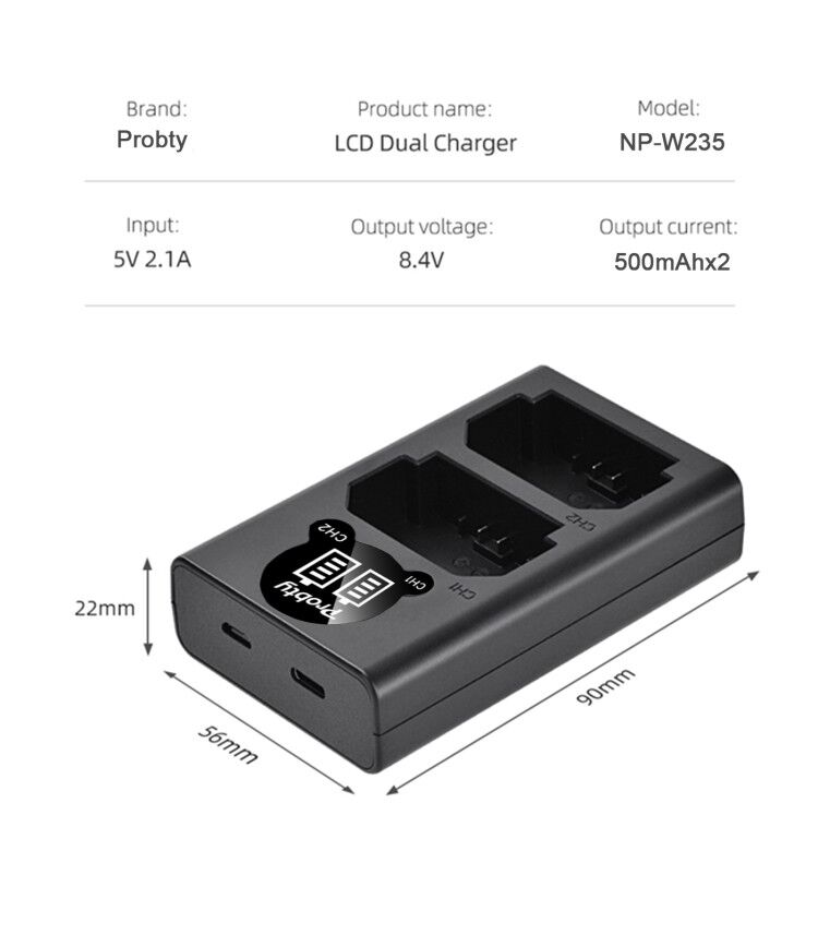 2200mAh NP-W235 NP W235 Batter - Drone Camera ulasan dan harga