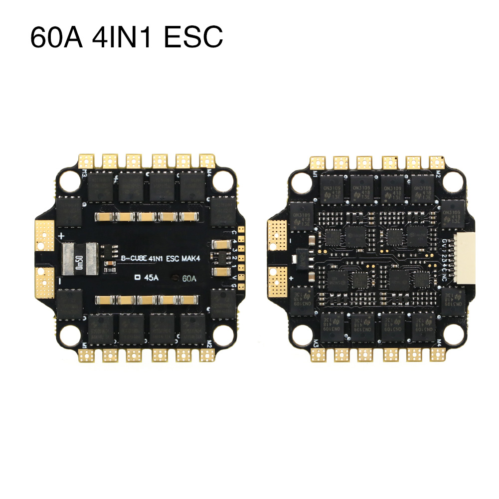 UAngel 4IN1 45A 60A ESC BLHELI - Drone Esc ulasan dan harga