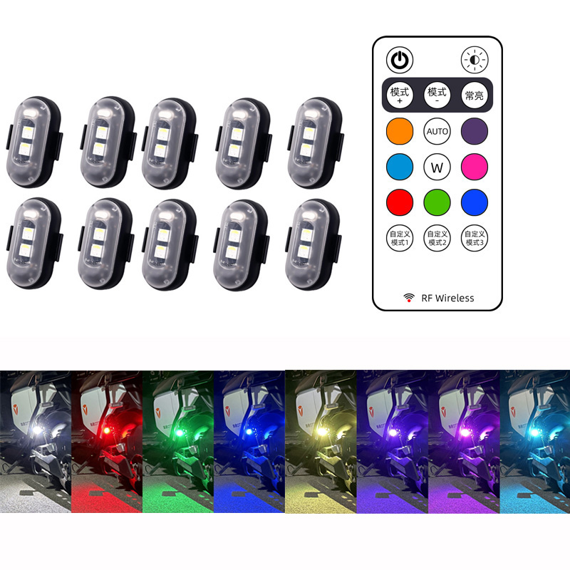10x 4x 8Colors Wireless LED Dr - Drone Led Light ulasan dan harga