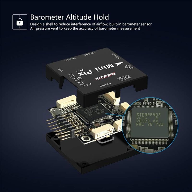A49K-Radiolink Mini PIX Flight - Drone Flight Controller ulasan dan harga