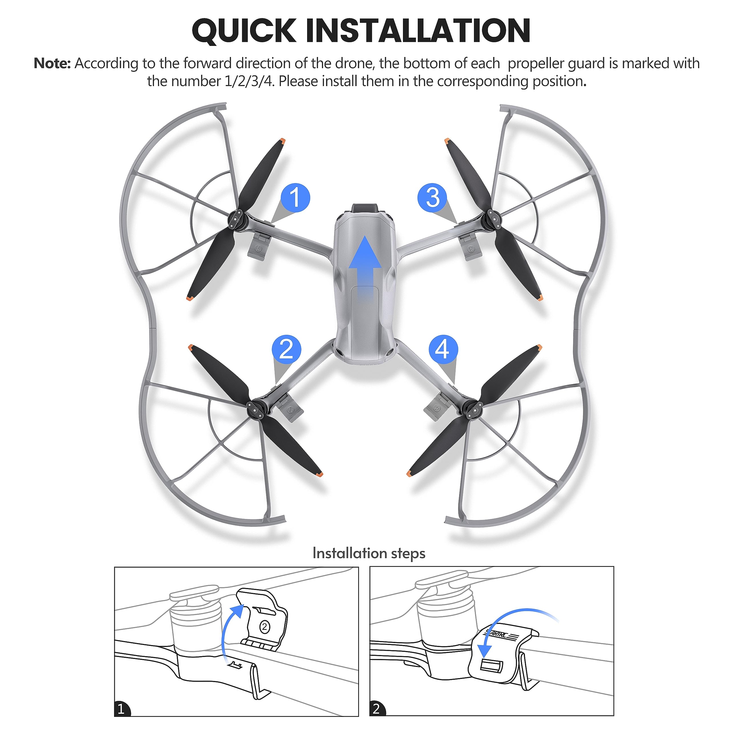 STARTRC Air 3S Propeller Guard - Drone Propeller Guard ulasan dan harga
