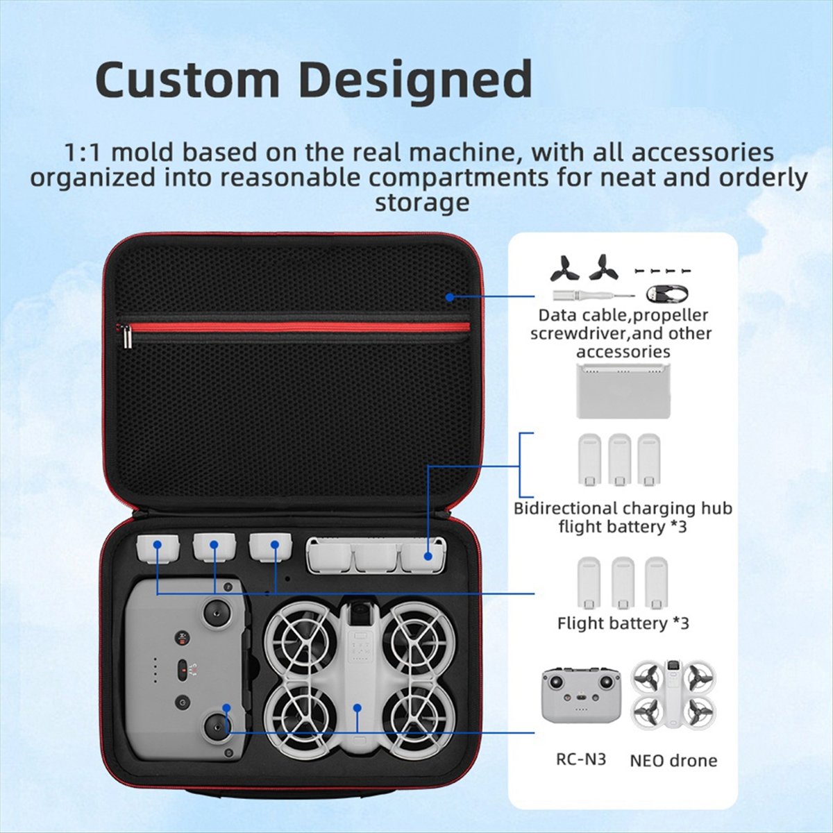 A43M Carrying Storage Bag for  - Drone Battery Strap ulasan dan harga