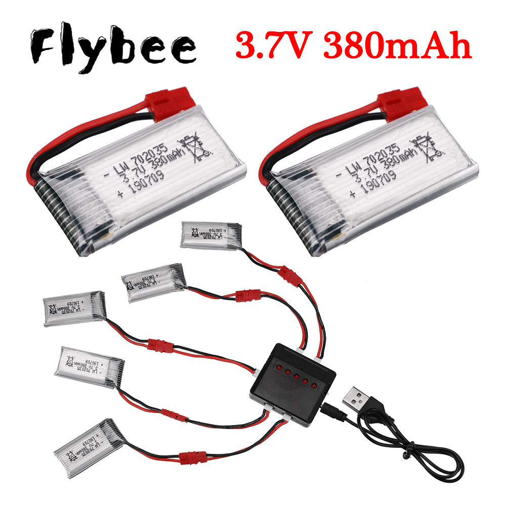 3.7V 380mAh Lipo Battery With  - Drone Charger ulasan dan harga