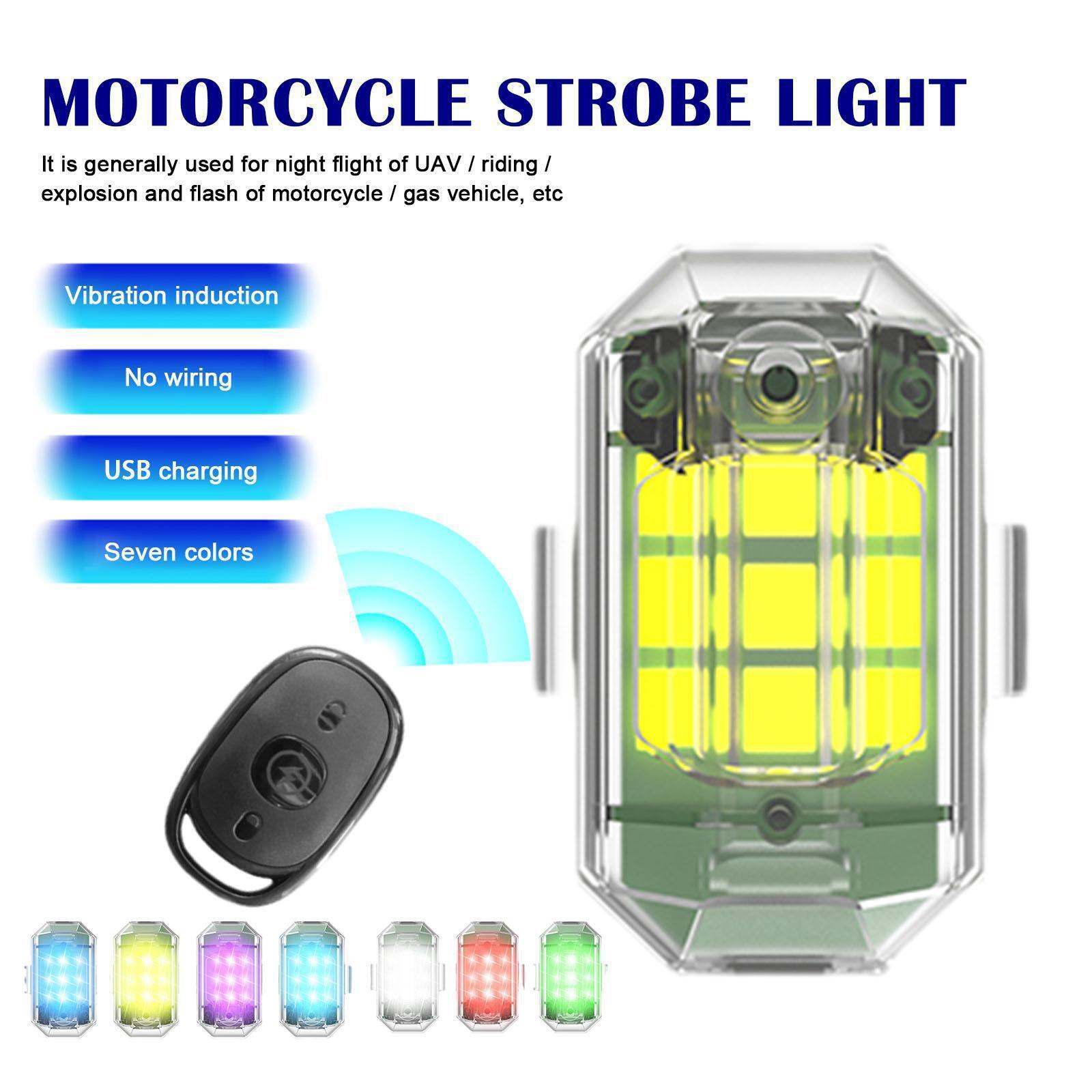 1/2/4Pc Remote Motorcycle Ligh - Drone Led Light ulasan dan harga