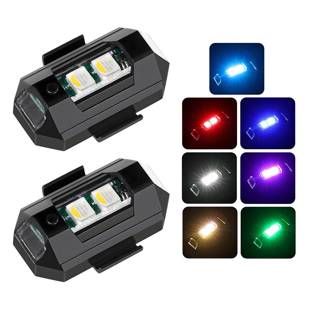 2PCS Mini LED Strobe Lights De - Drone Led Light ulasan dan harga