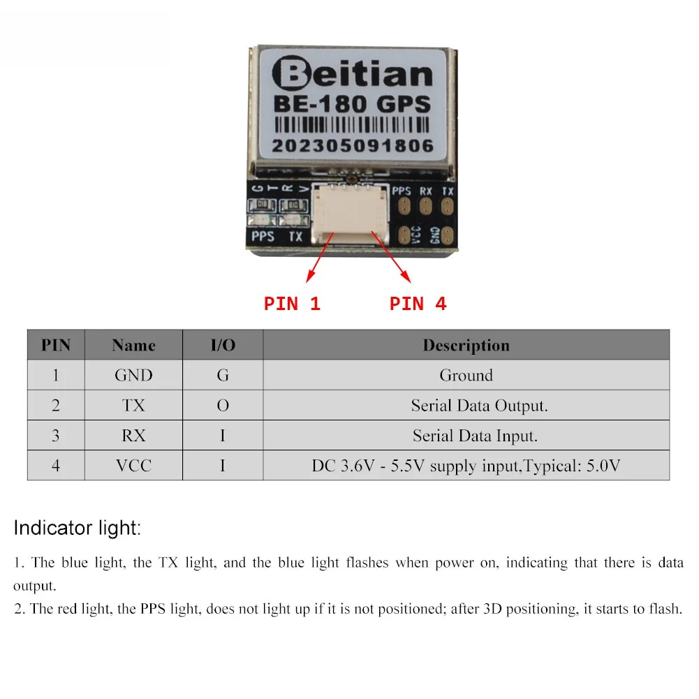 1/2/5PCS Beitian BE-180 GPS Mo - Drone Gps Module ulasan dan harga