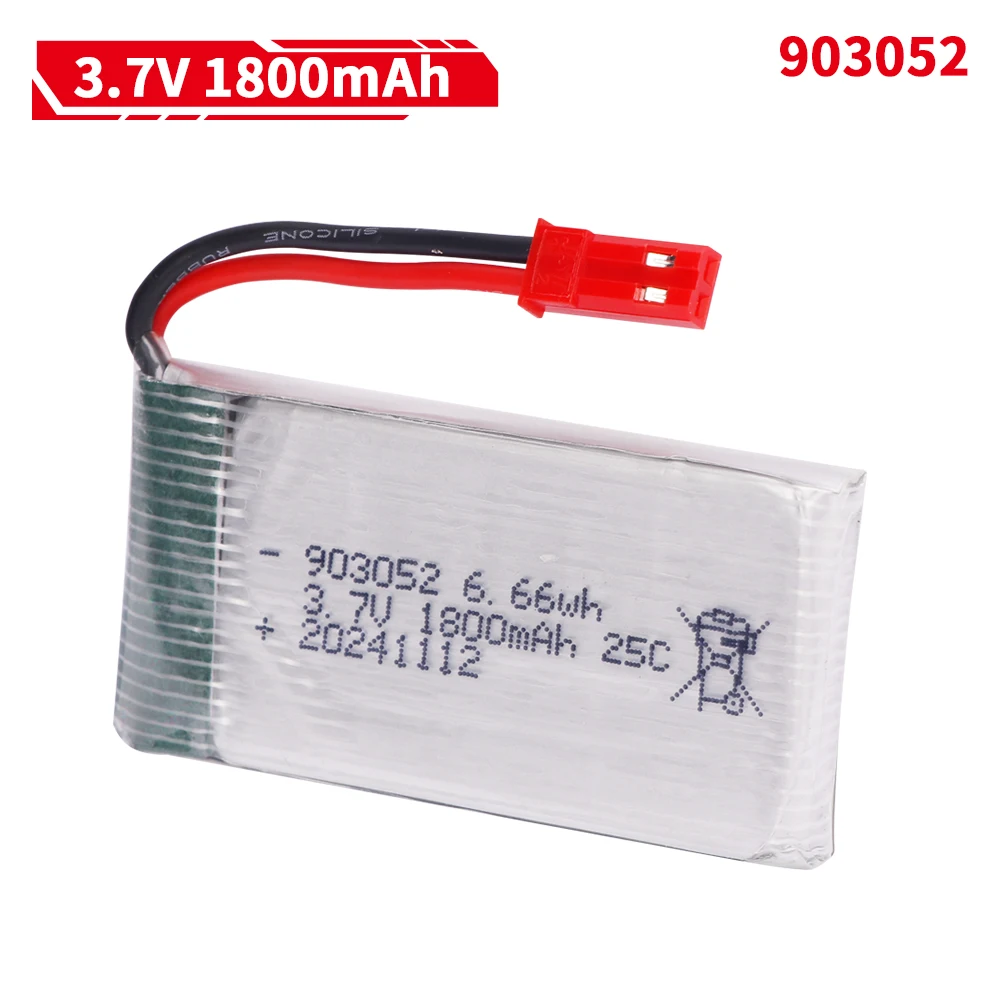 3.7V 1800mAh 903052 lipo Batte - Drone Charger ulasan dan harga