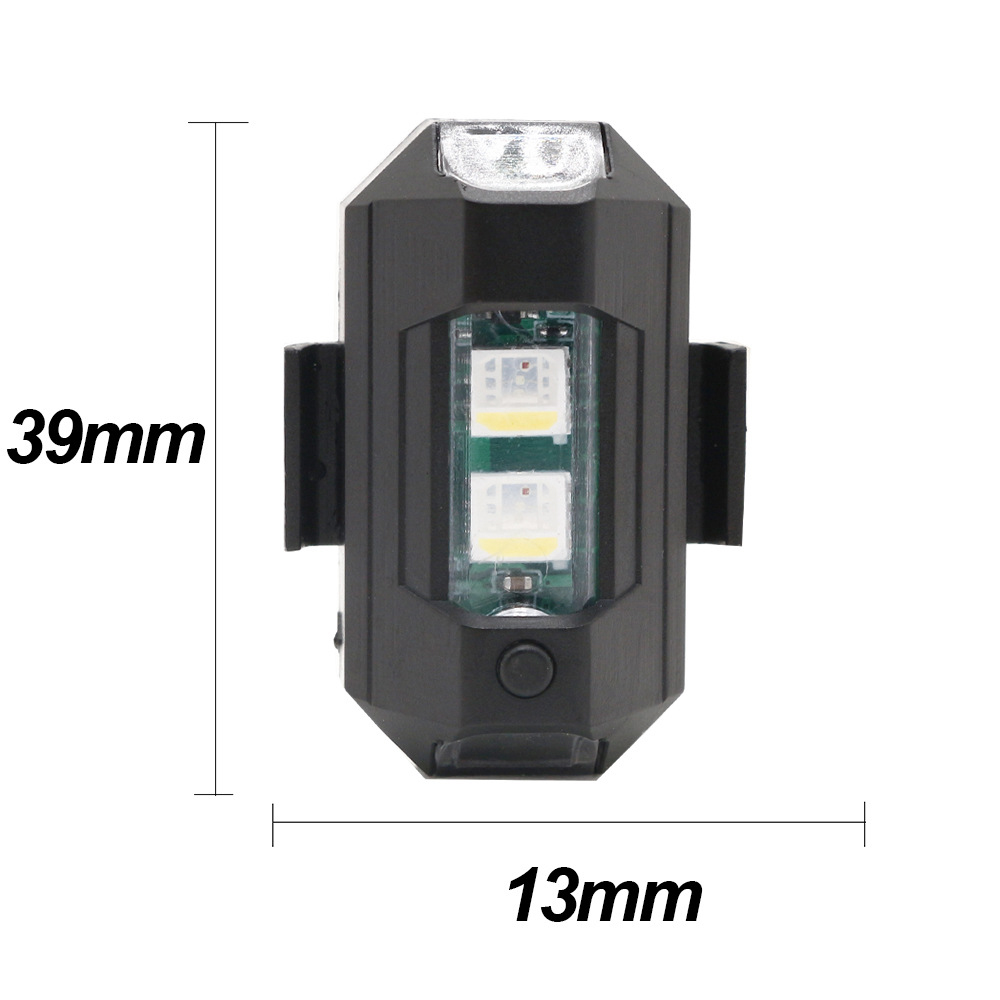 Motorcycle LED RGB Warning Lig - Drone Led Light ulasan dan harga